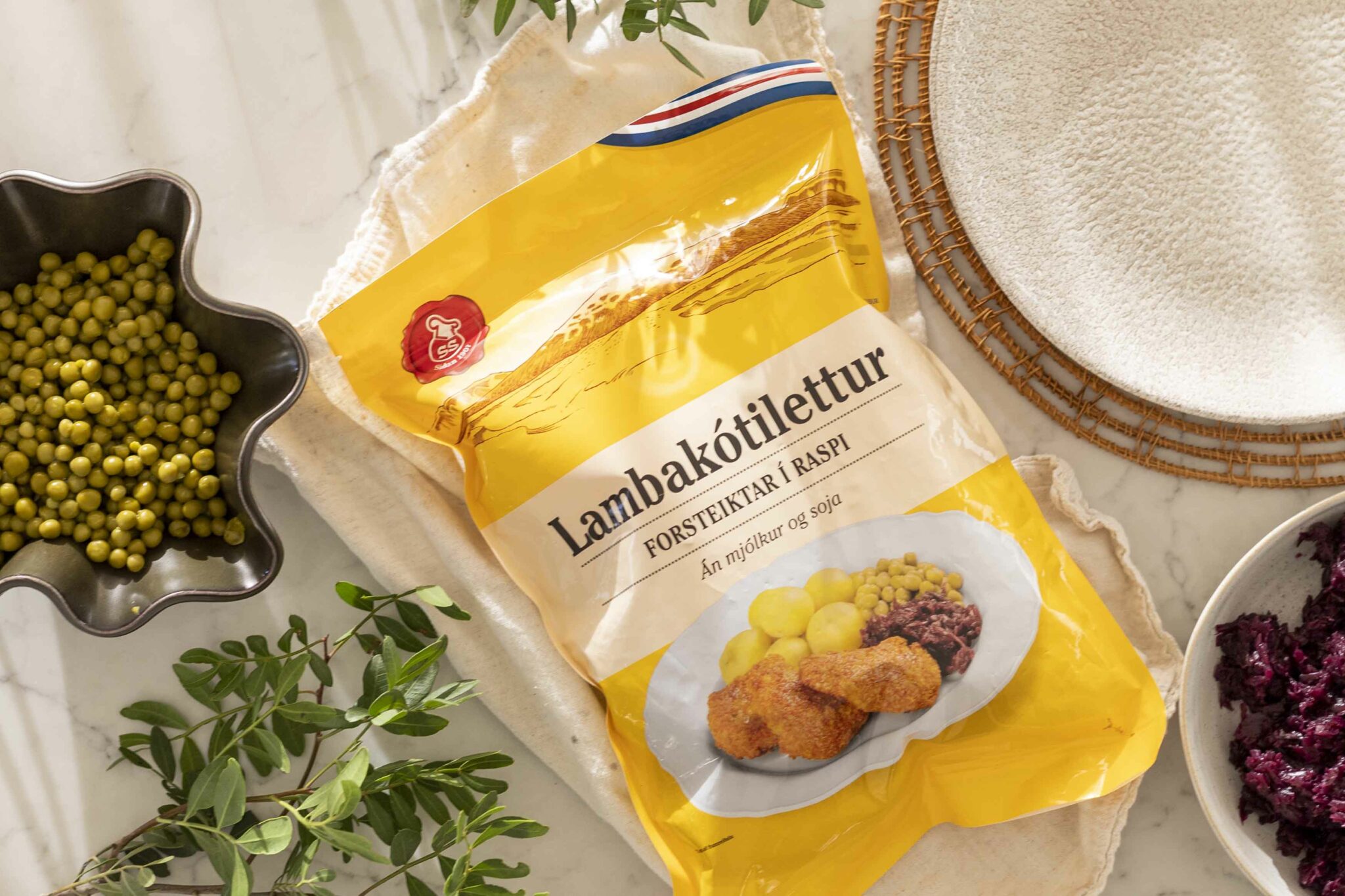 Klassískar lambakótilettur í raspi - Linda Ben