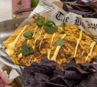 Djúsí taco með tættum kjúkling