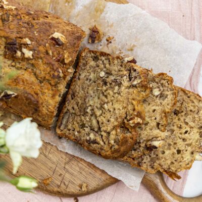 sykurlaust bananabrauð uppskrift