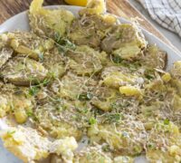 kramdar parmesan kartöflur með aioli derssingu