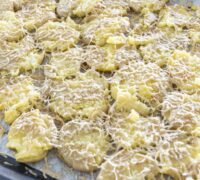 kramdar parmesan kartöflur með aioli derssingu
