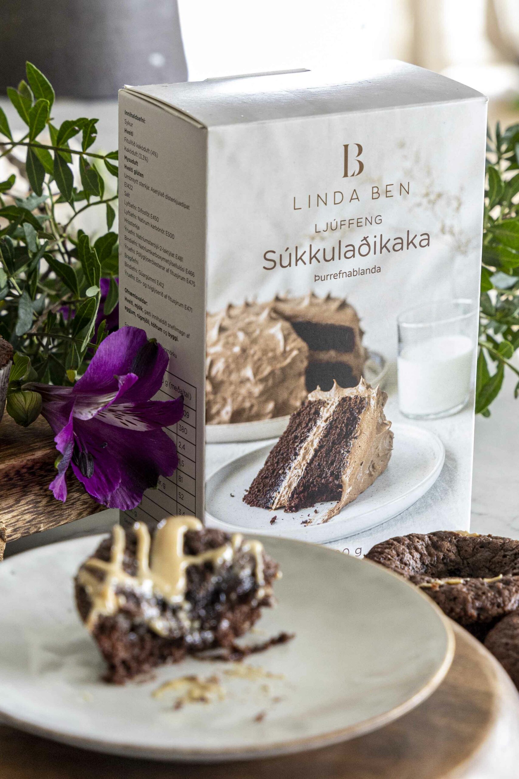 hnetursmjörs brownie bitar