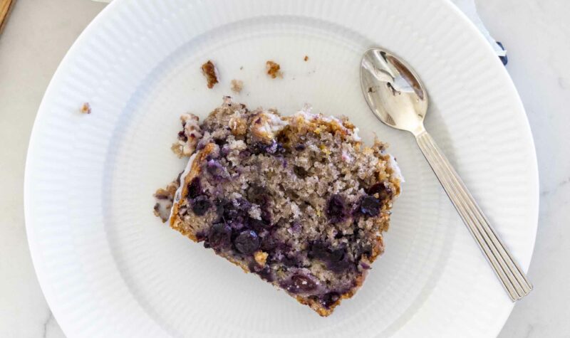 Bláberja og sítrónukaka