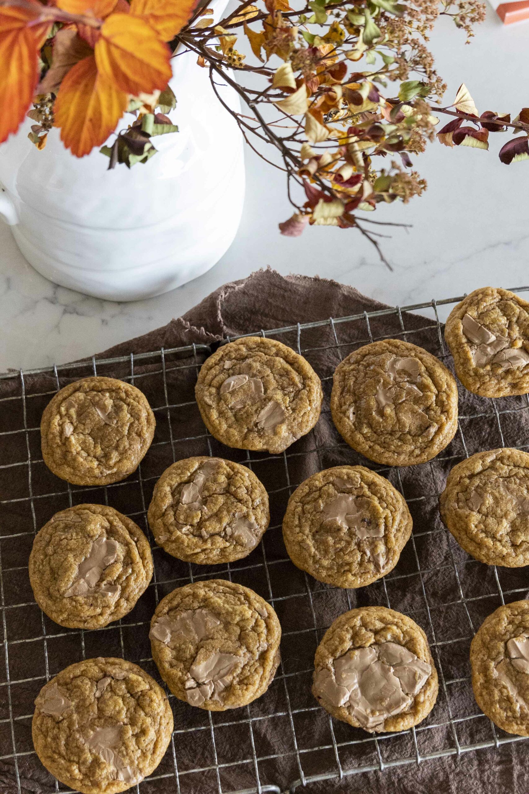 "Pumpkin spice" súkkulaðibitakökur