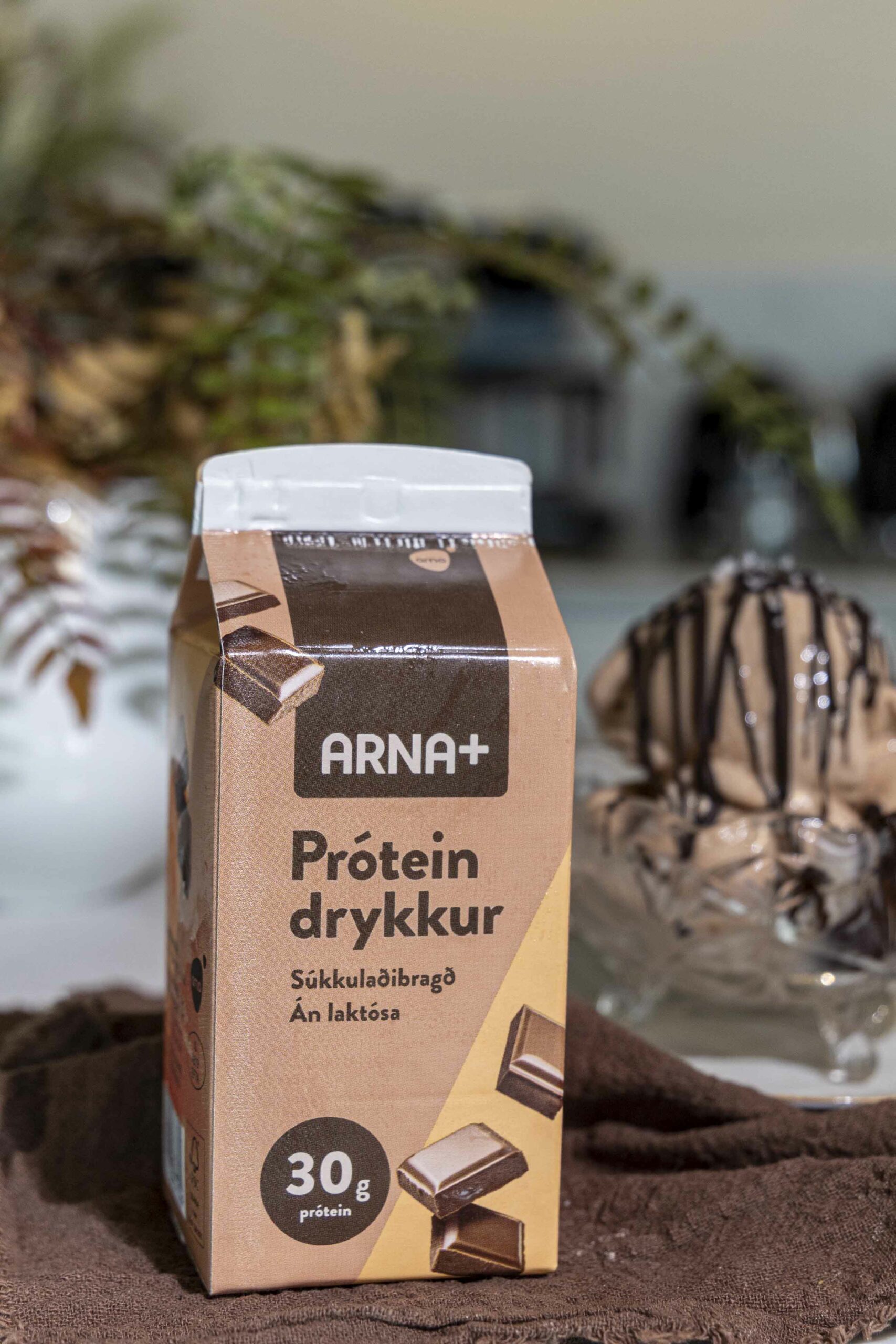 Próteinríkur súkkulaðiís
