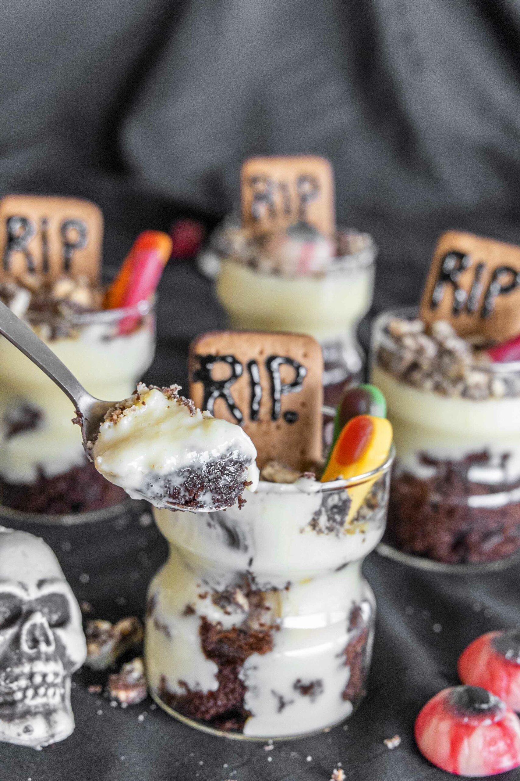 Halloween ógurleg hrekkjavöku nammiglös 