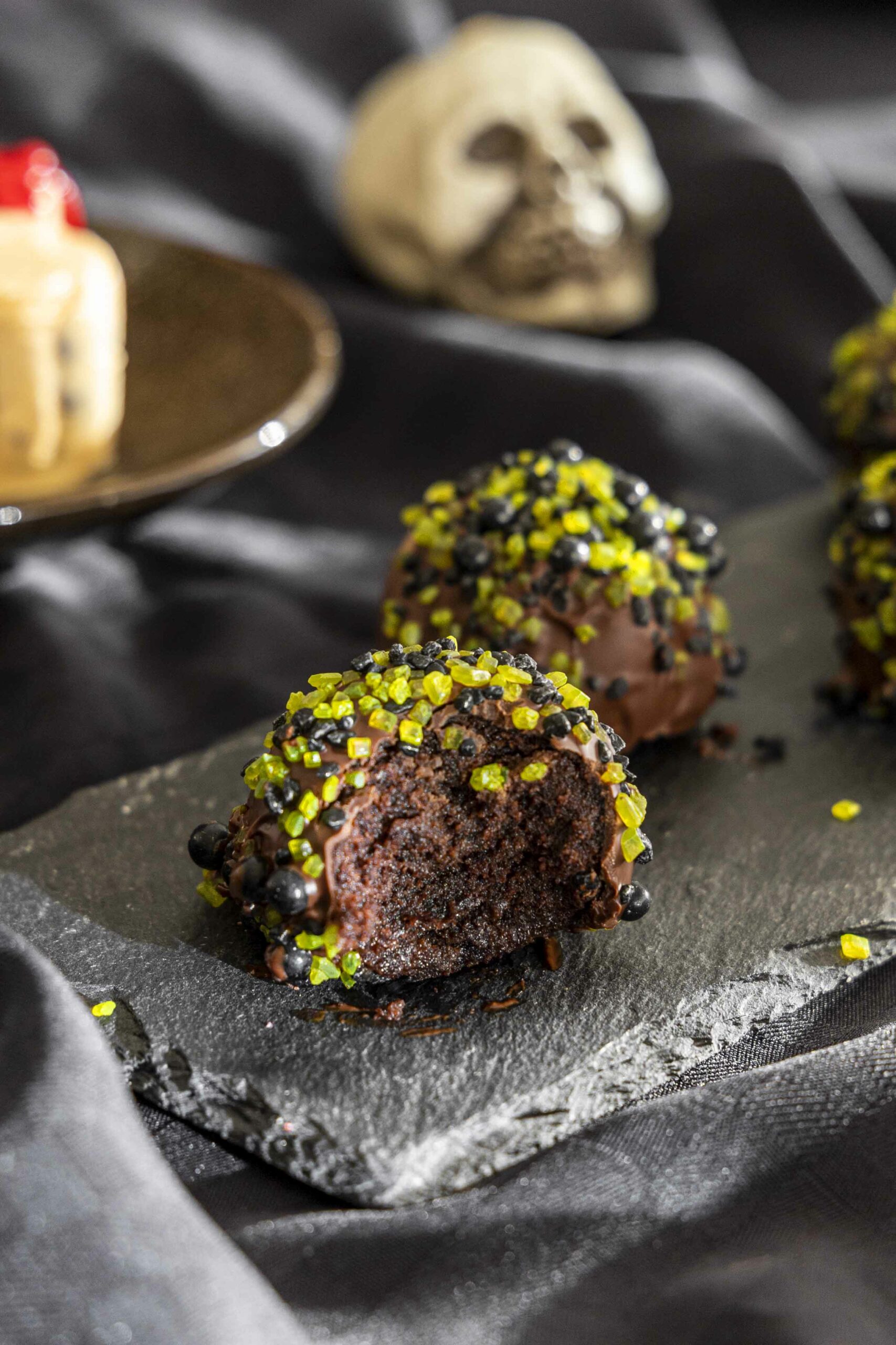 Halloween hrekkjavöku bakstur cake pops kökupinnar linda ben kökumix 