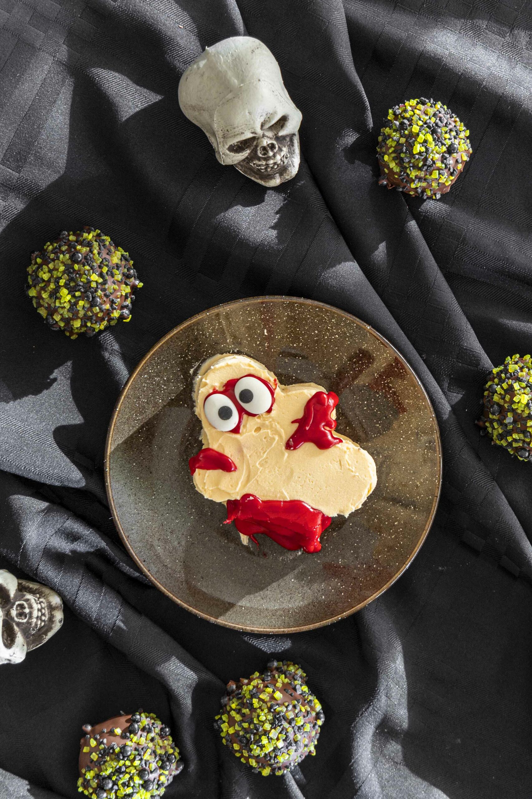 Halloween hrekkjavöku bakstur cake pops kökupinnar linda ben kökumix 