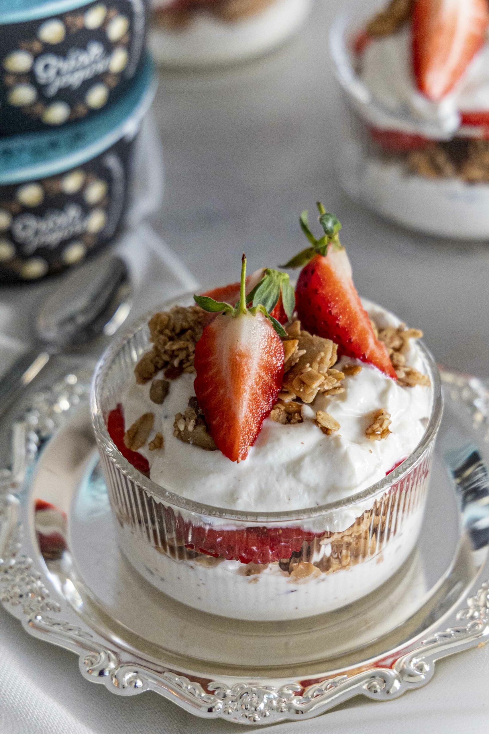 stracciatella jógúrt parfait