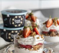 stracciatella jógúrt parfait