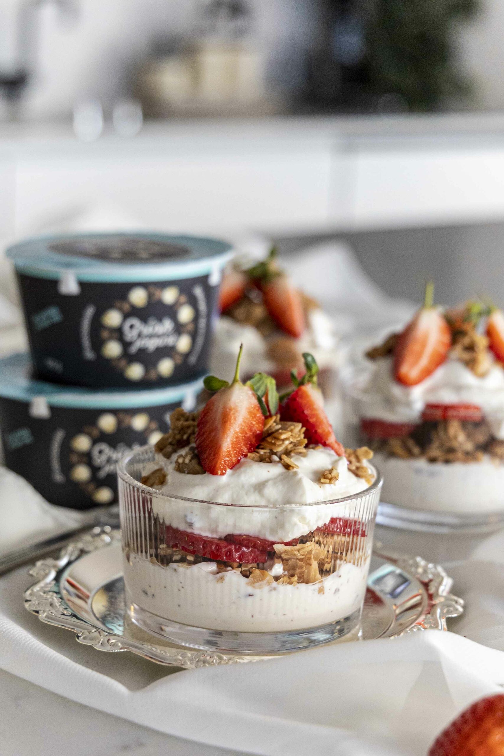 stracciatella jógúrt parfait