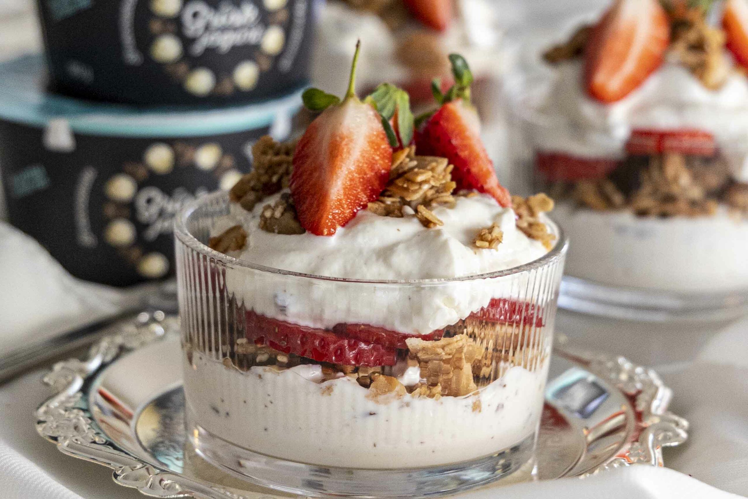 stracciatella jógúrt parfait