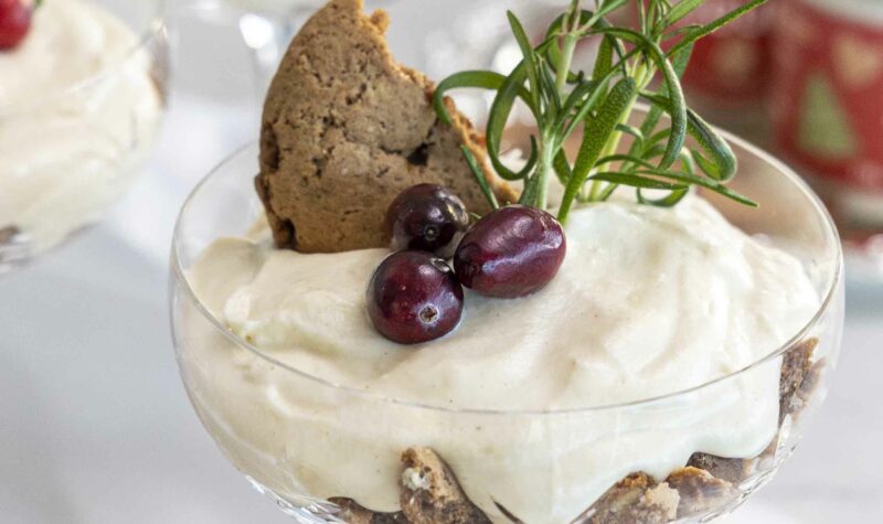 Piparköku jógúrtkökur með hvitu súkkulaði