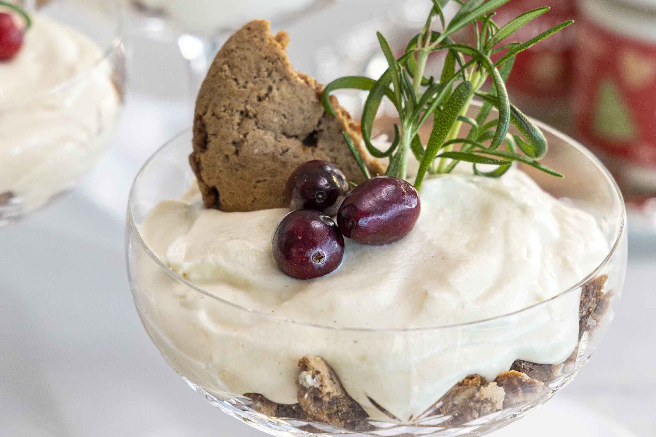 Piparköku jógúrtkökur með hvitu súkkulaði