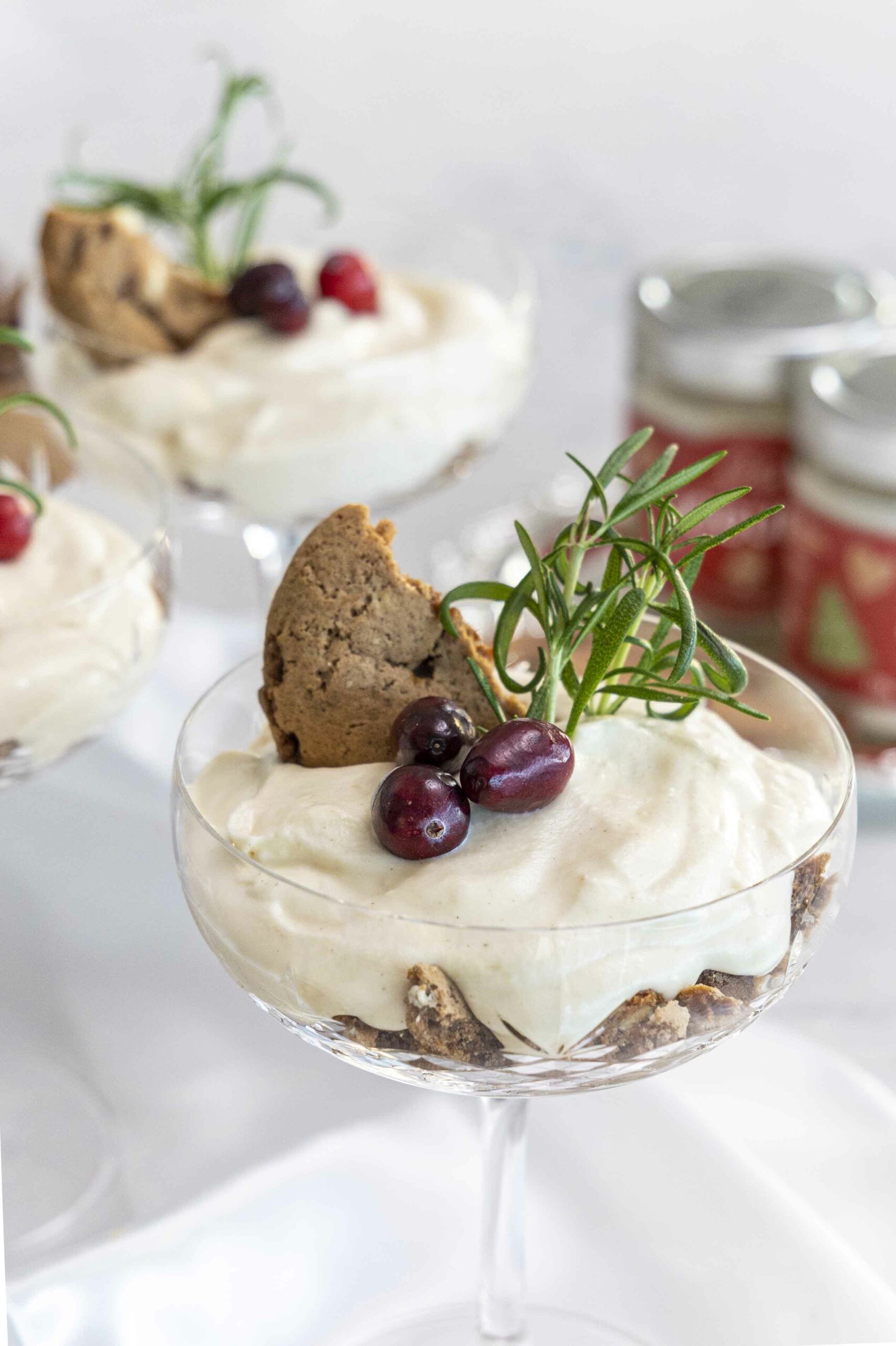 Piparköku jógúrtkökur með hvitu súkkulaði