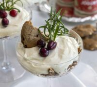 Piparköku jógúrtkökur með hvitu súkkulaði