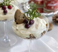 Piparköku jógúrtkökur með hvitu súkkulaði