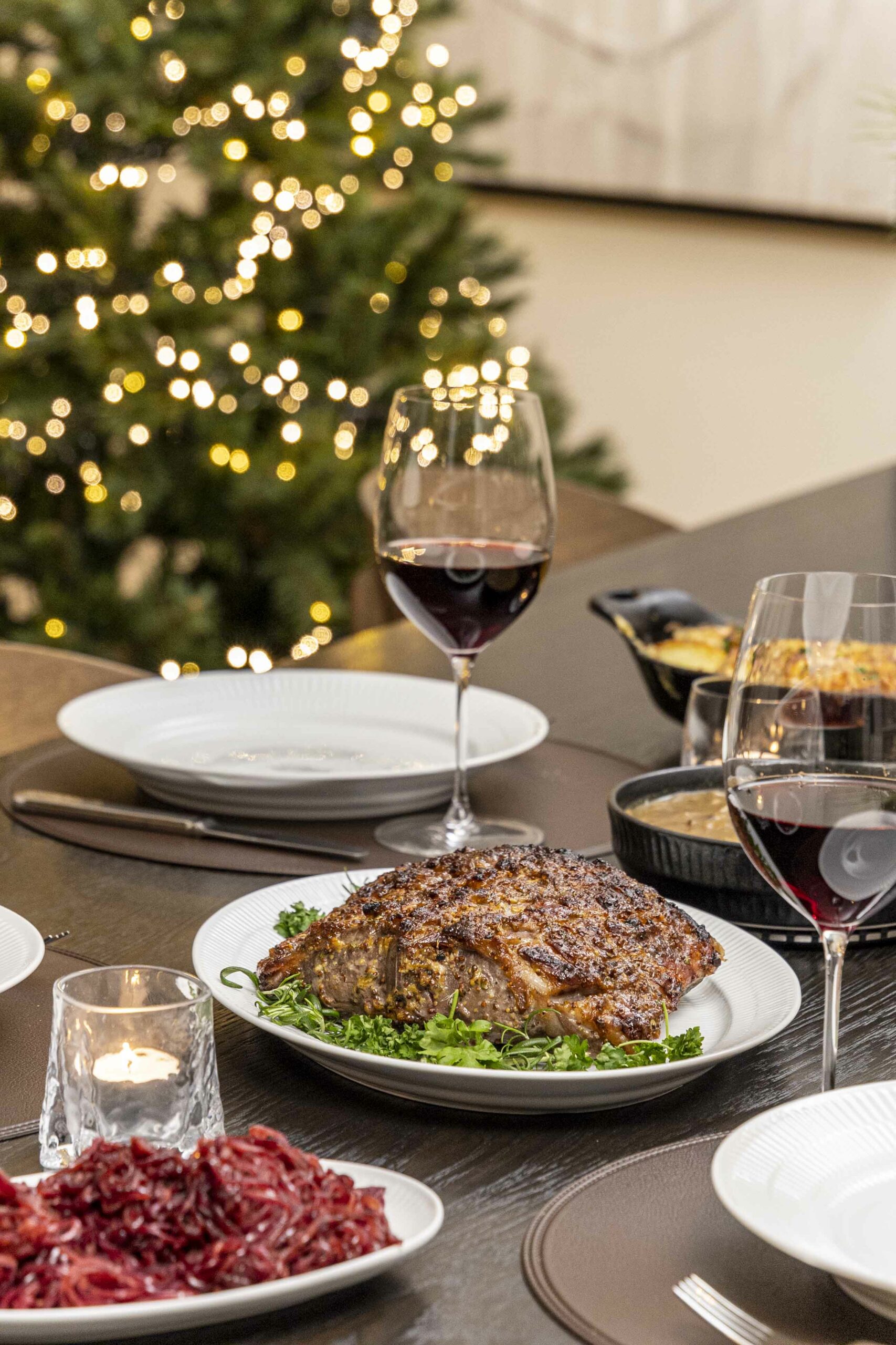 Lamba hryggur í sítrónu sinnepsmarineringu