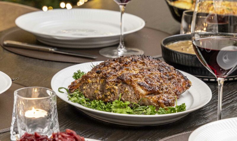 Lamba hryggur í sítrónu sinnepsmarineringu