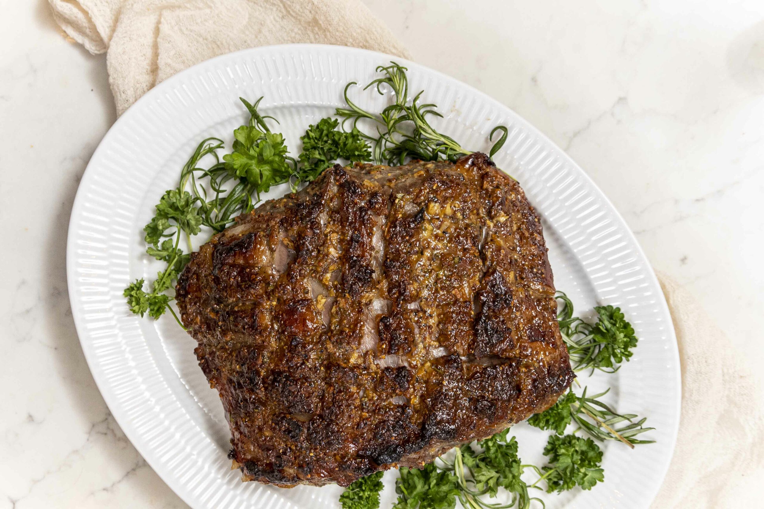 Lamba hryggur í sítrónu sinnepsmarineringu