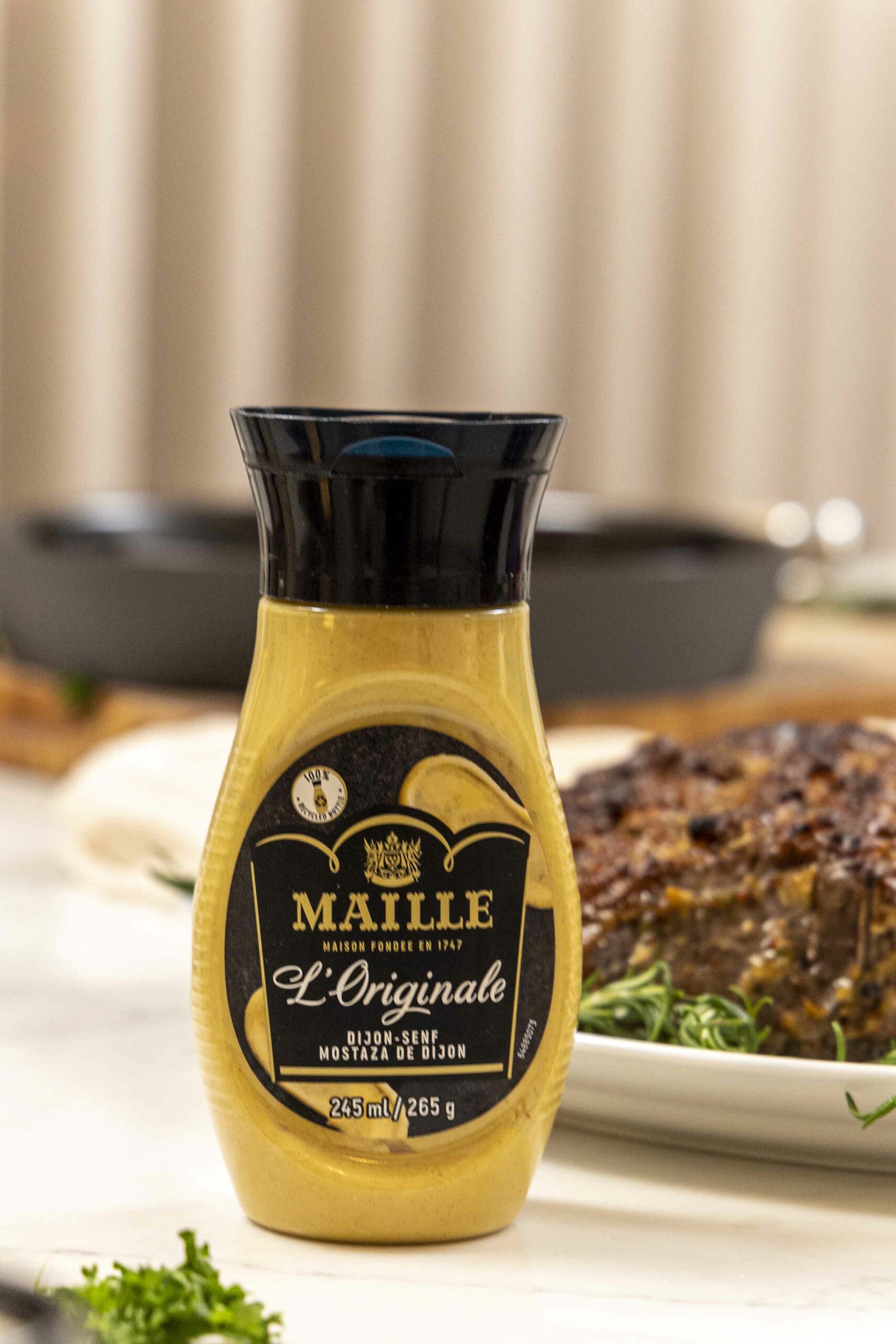 Lamba hryggur í sítrónu sinnepsmarineringu