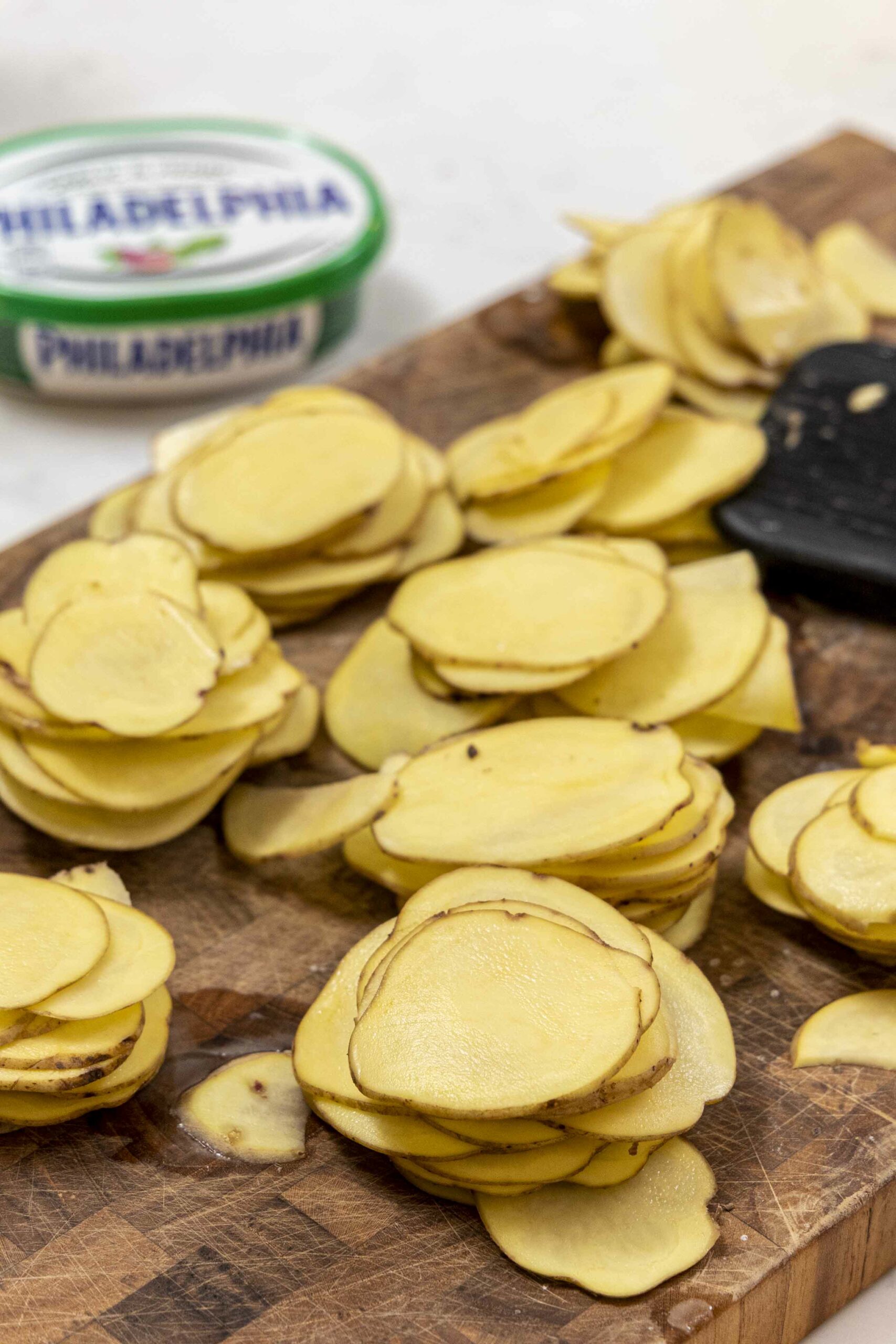 Ljúffengt rjómaosta kartöflugratín