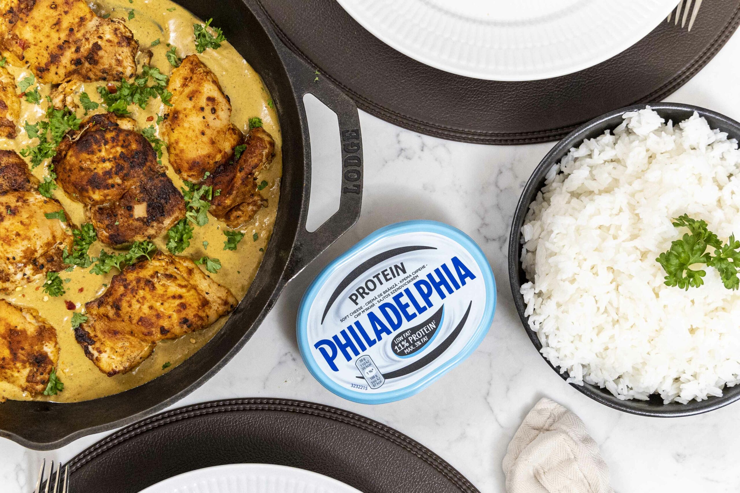 Rjómaostakjúklingaréttur