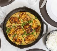 Rjómaostakjúklingaréttur