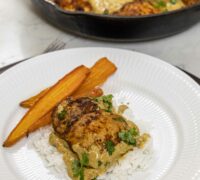 Rjómaostakjúklingaréttur