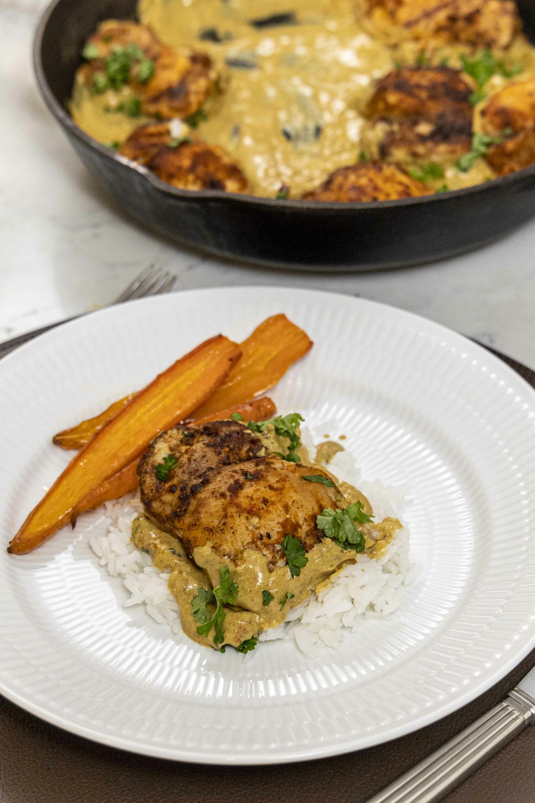 Rjómaostakjúklingaréttur