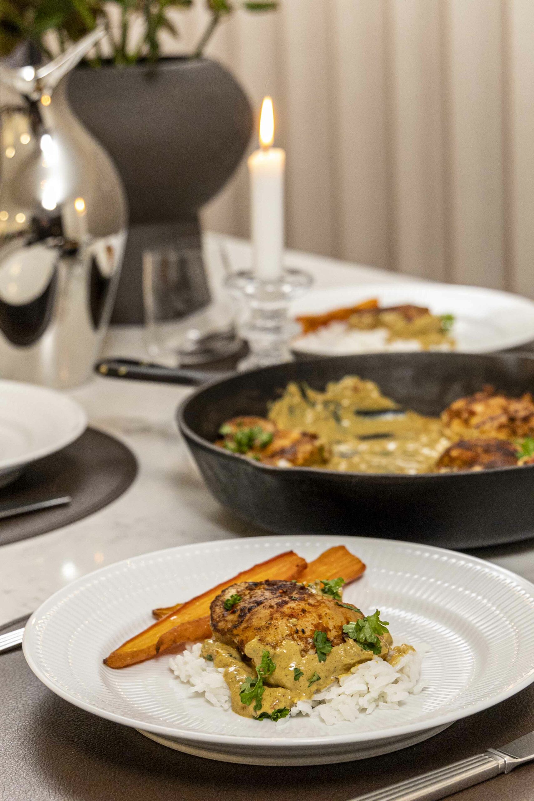 Rjómaostakjúklingaréttur