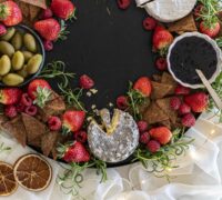 Jólaostabakki með piparköku  snakki