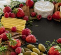 Jólaostabakki með piparköku  snakki