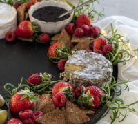 Jólaostabakki með piparköku  snakki