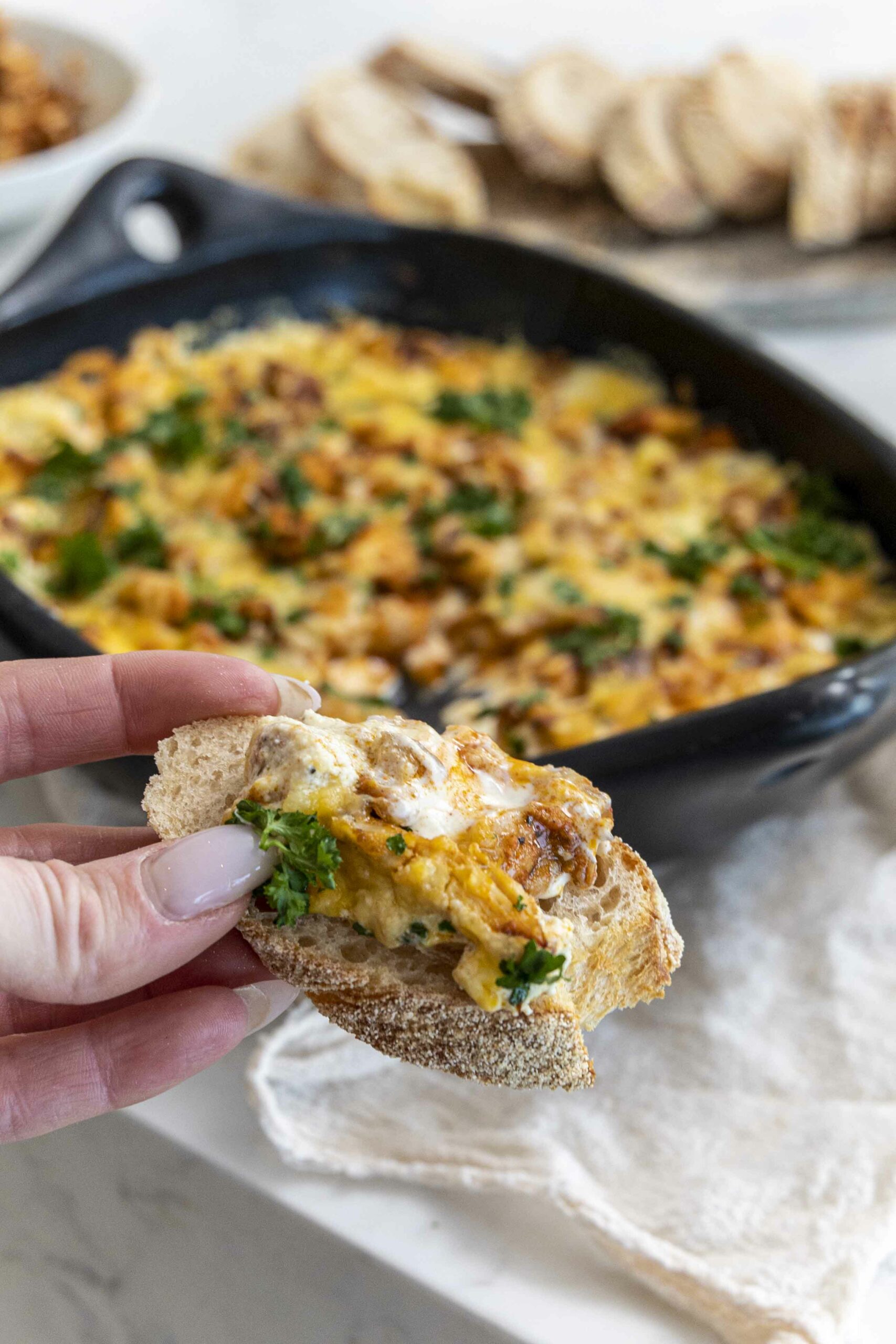 Kjúklinga rjómaosta ídýfa