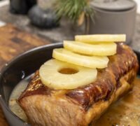 Ljúffengur og safaríkur hamborgarhryggur