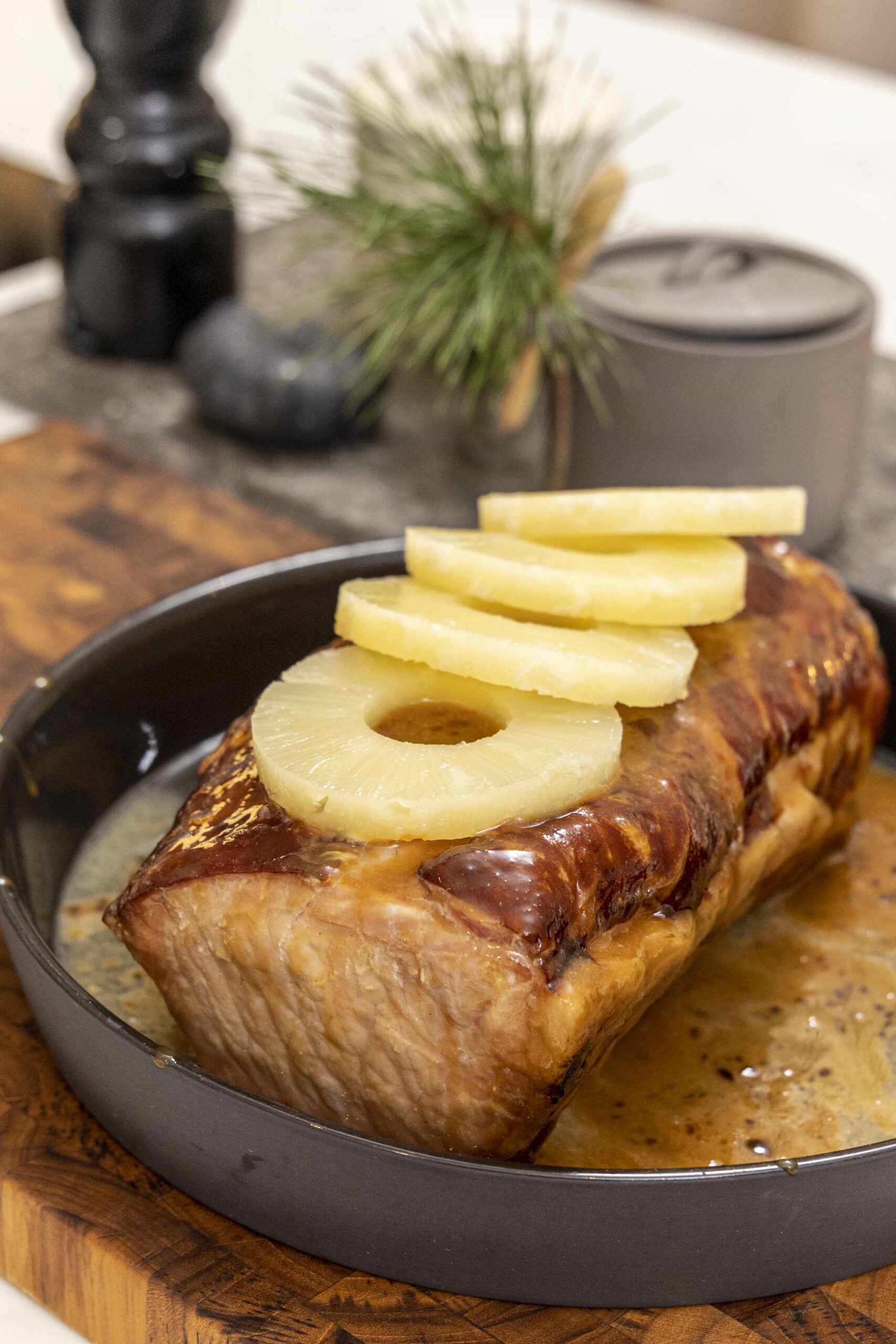 Ljúffengur og safaríkur hamborgarhryggur