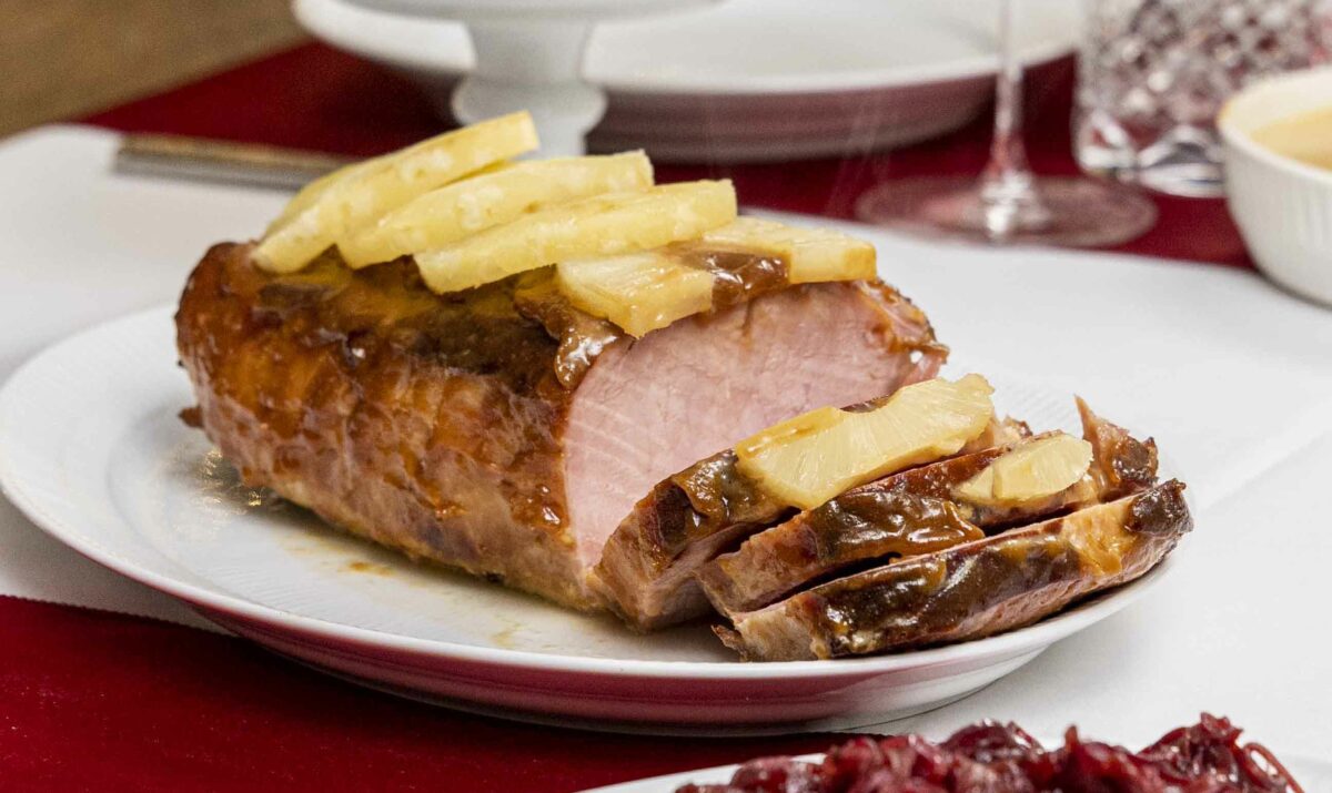 Ljúffengur og safaríkur hamborgarhryggur