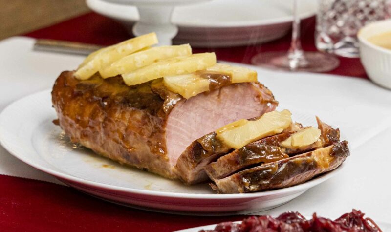 Ljúffengur og safaríkur hamborgarhryggur