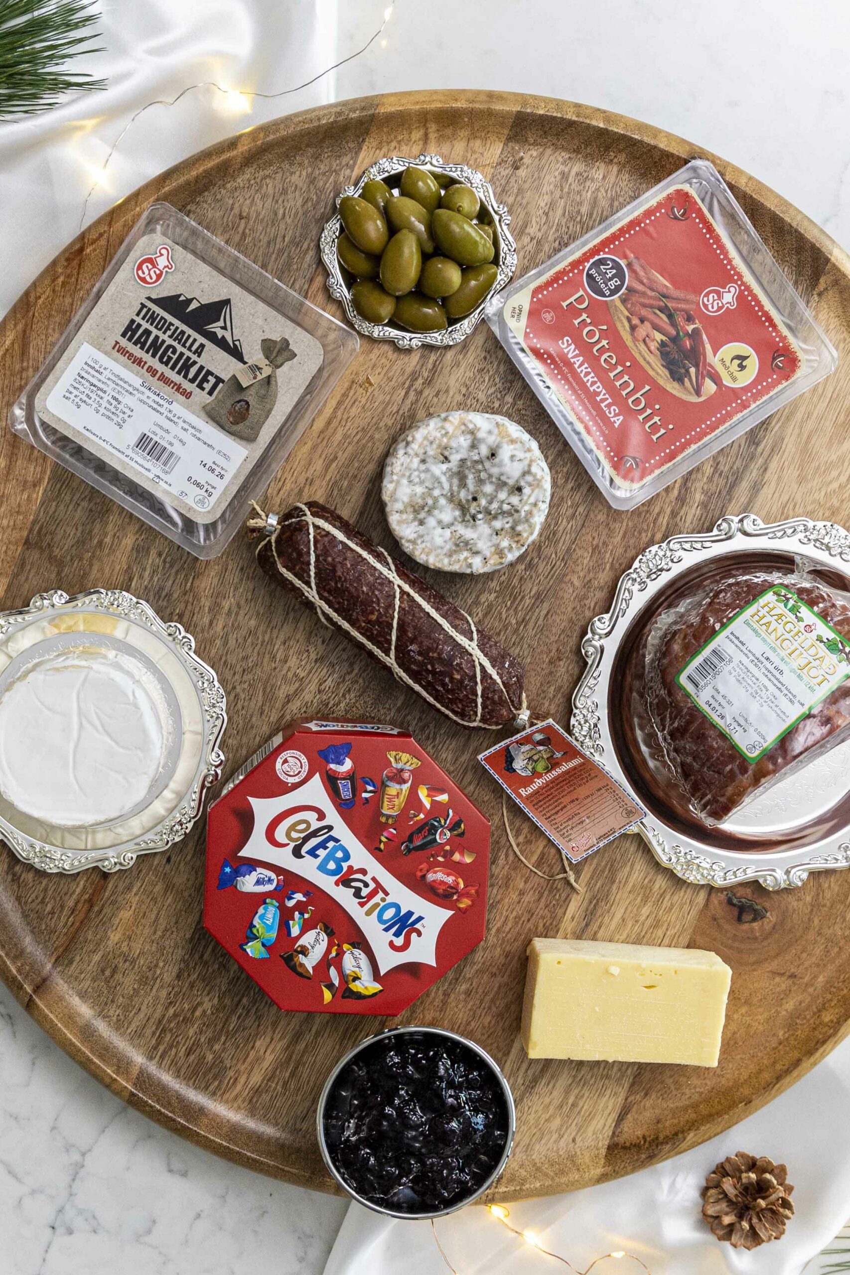 Jólaboðsbakki - forréttabakki og eftirréttabakki