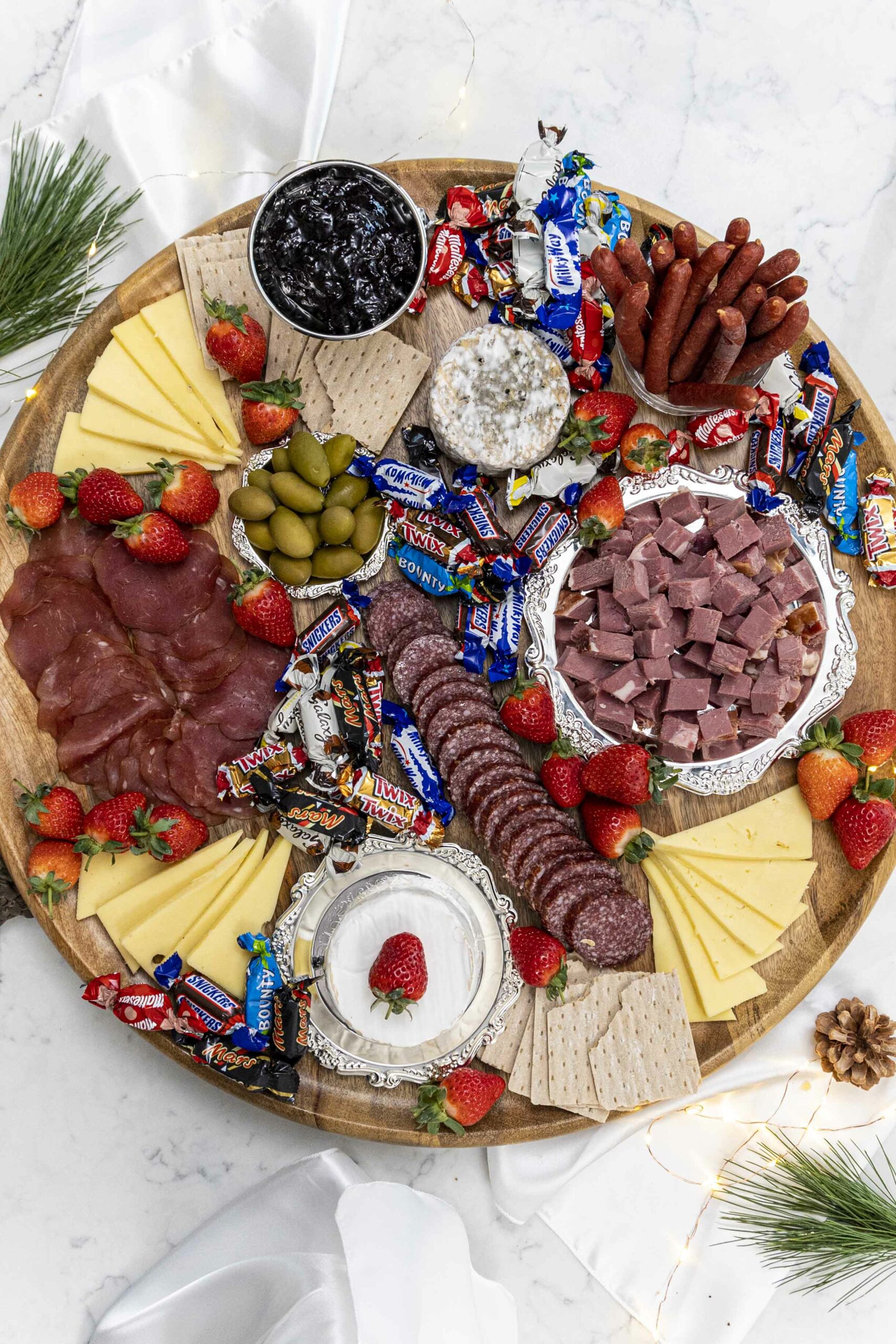 Jólaboðsbakki - forréttabakki og eftirréttabakki