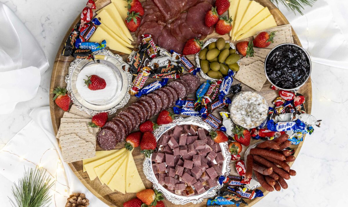 Jólaboðsbakki - forréttabakki og eftirréttabakki