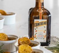 Cointreau Crème Brûlée með karamelluðum appelsínum