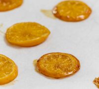 Cointreau Crème Brûlée með karamelluðum appelsínum