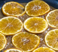 Cointreau Crème Brûlée með karamelluðum appelsínum