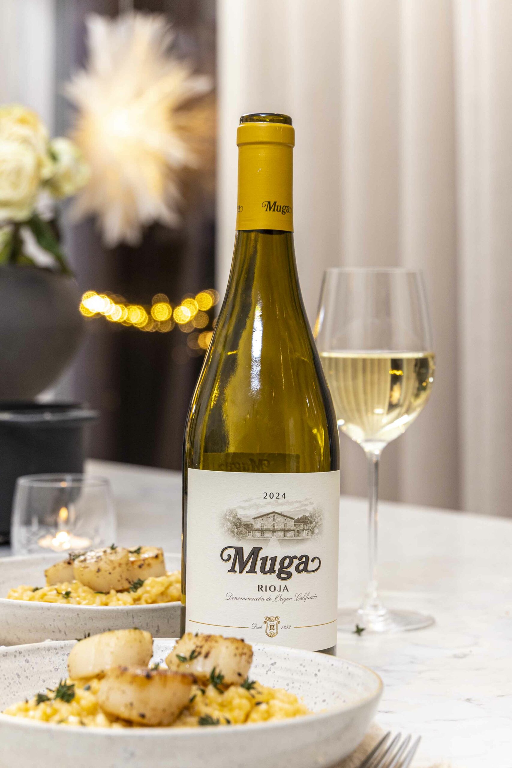 Hörpuskelja risotto