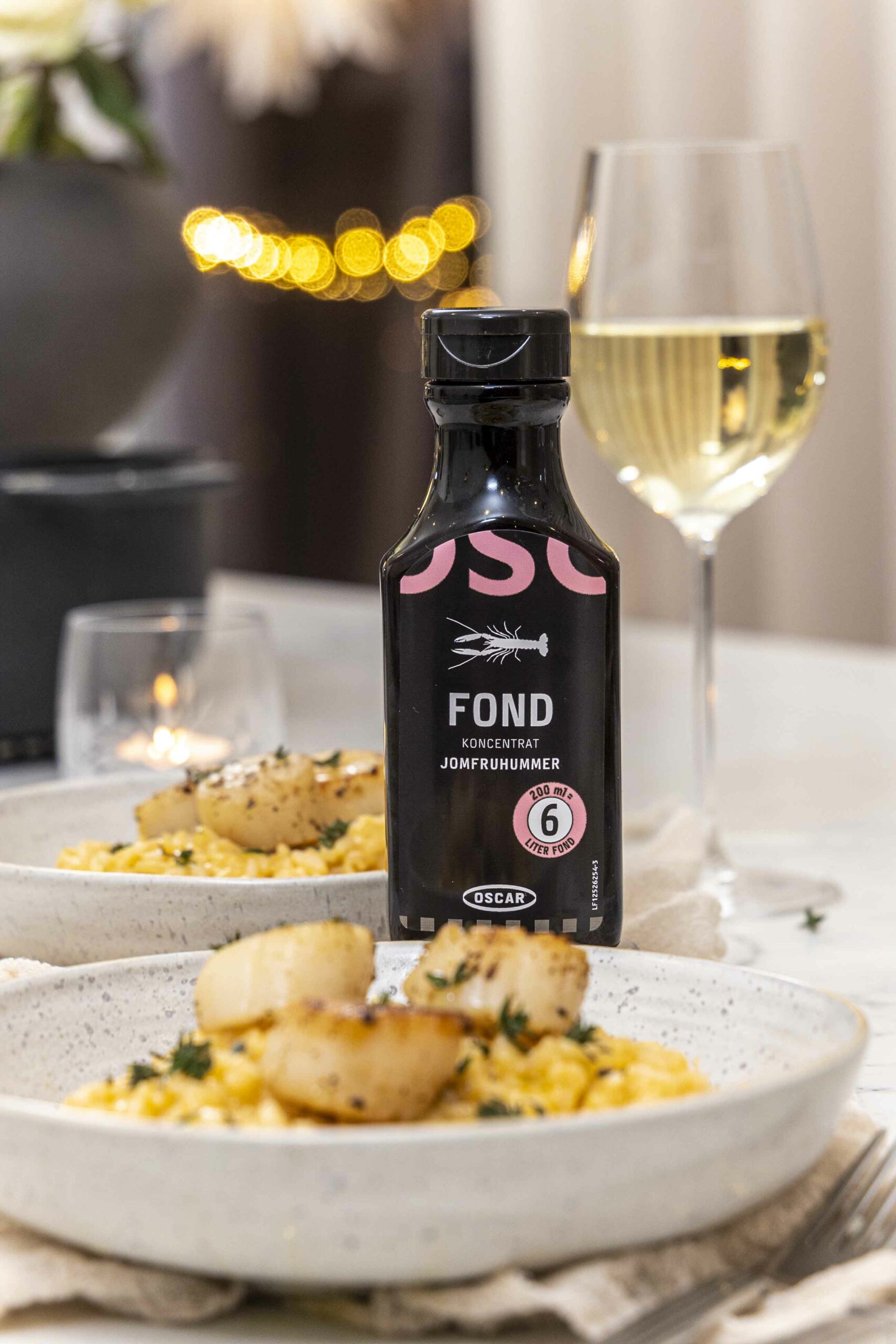 Hörpuskelja risotto