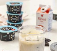 Heimagerður Stacciatella ís í Ninja creami