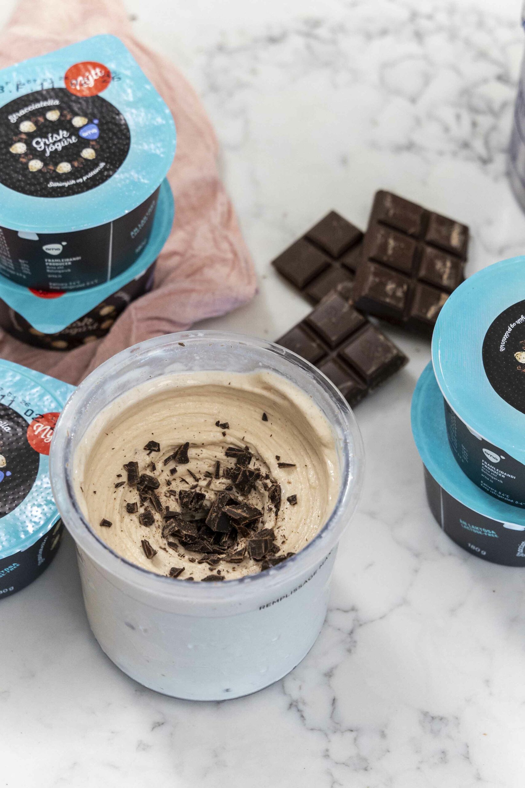 Heimagerður Stacciatella ís í Ninja creami