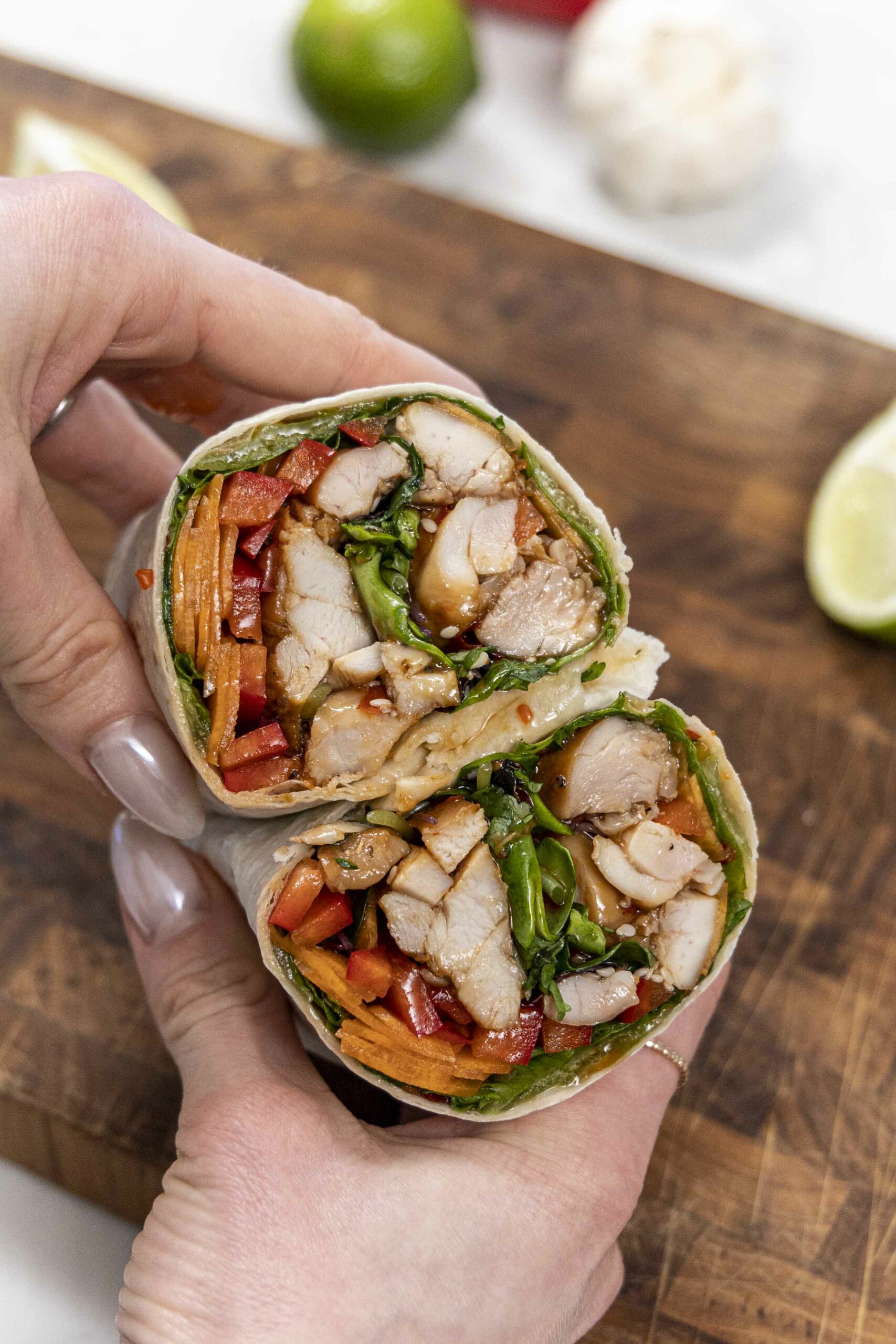 sweet chillí kjúklingavefjur